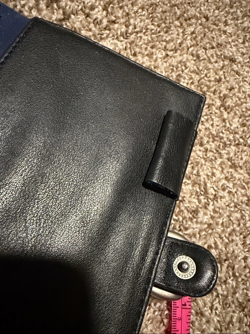Kenneth Cole New York leather planner cover w/notebook - EUC!
